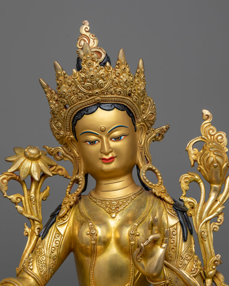 ma green-tara-statuette