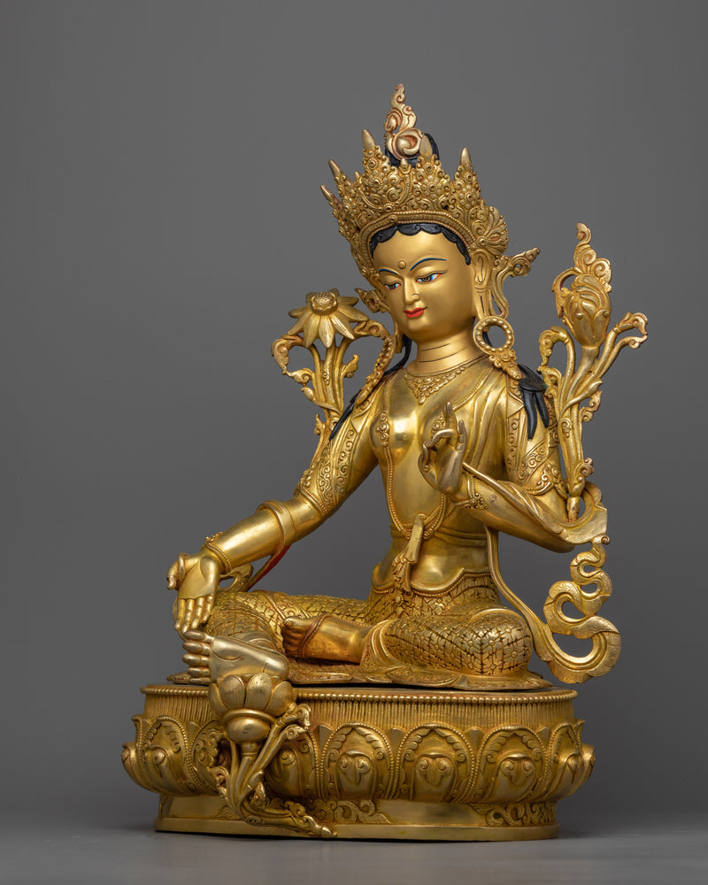 ma green-tara-statuette