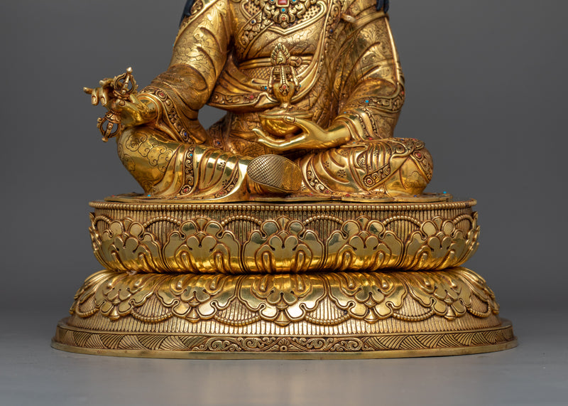 The Vajra Master Guru Rinpoche Statue | Manifestation of Spiritual Authority and Enlightenment