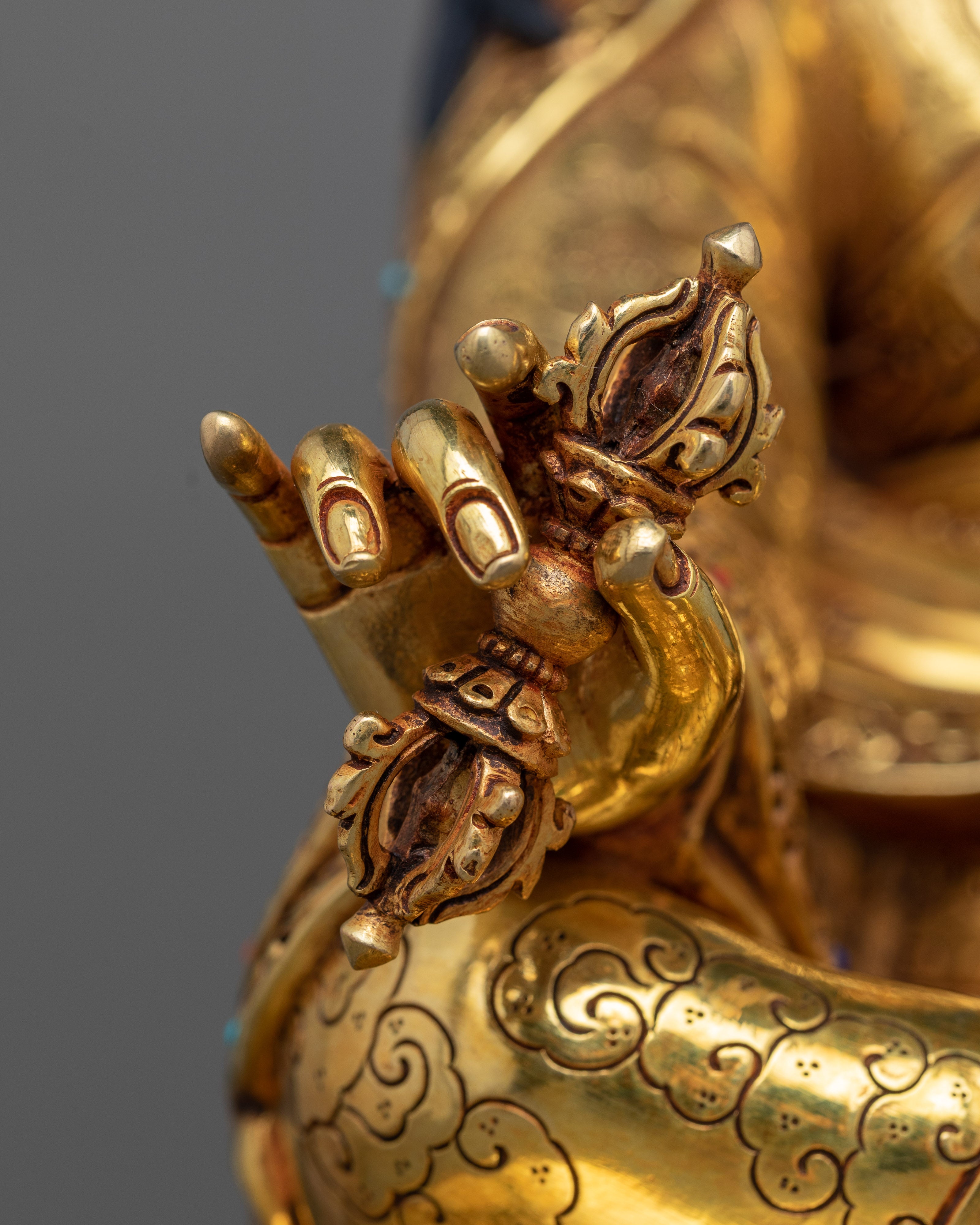 The Vajra Master Guru Rinpoche Statue | Manifestation of Spiritual Authority and Enlightenment