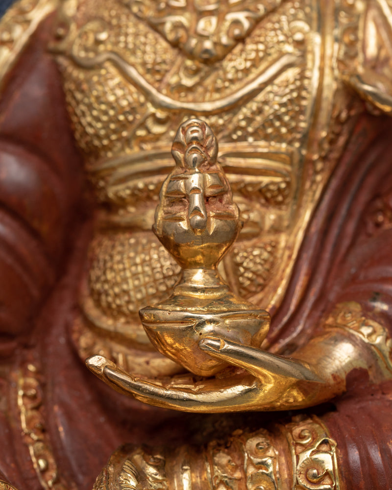 Statue of Guru Vajra Rinpoche | Symbol of Spiritual Authority and Wisdom