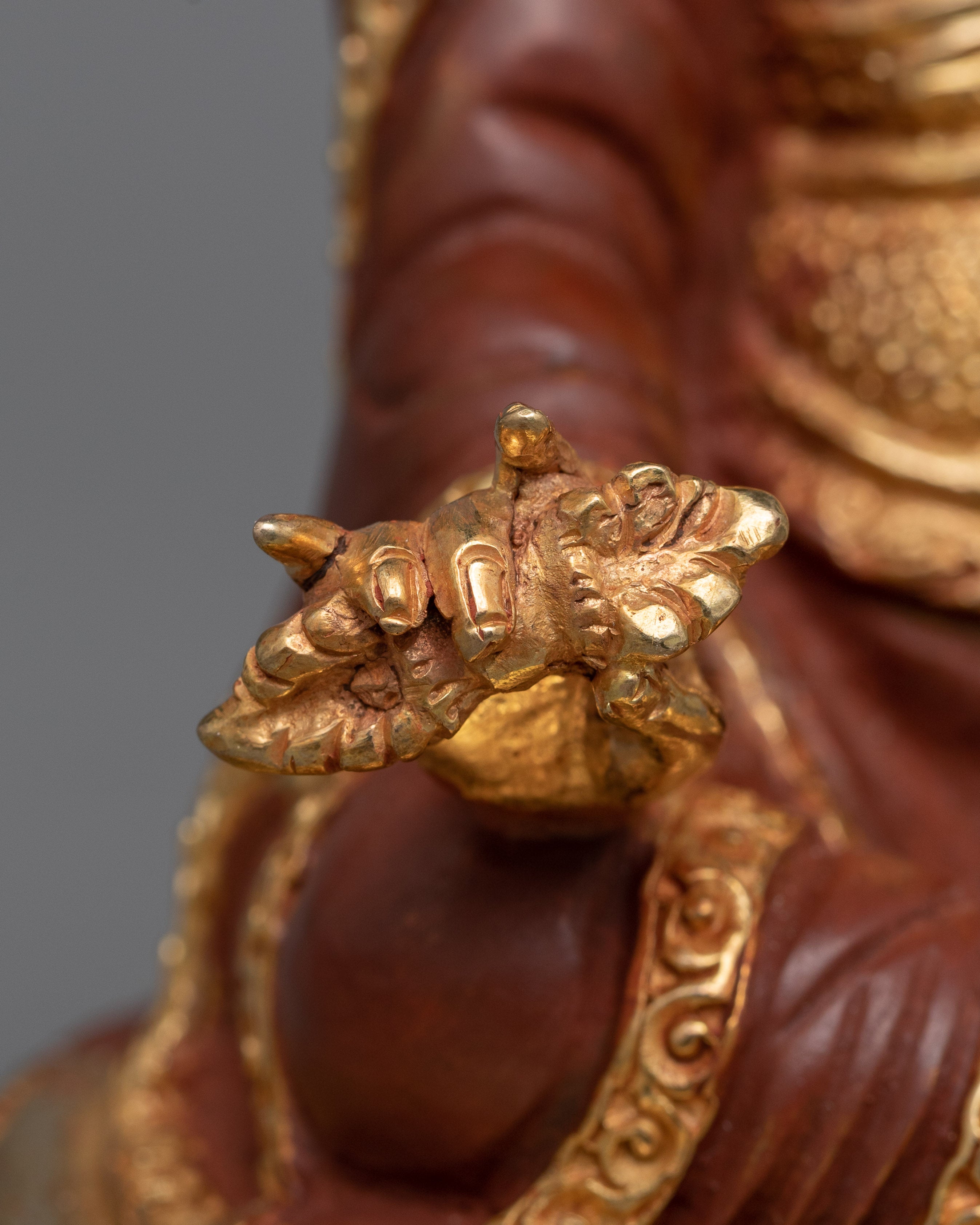 Statue of Guru Vajra Rinpoche | Symbol of Spiritual Authority and Wisdom