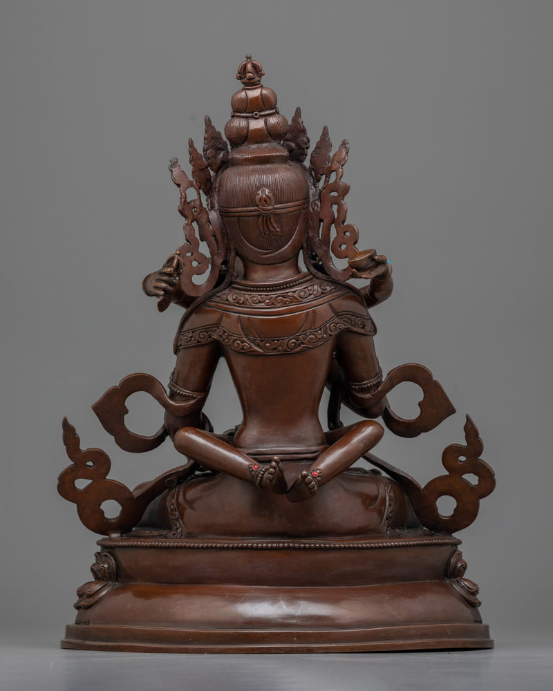 Vajrasattva with His Consort Statue | Purify Your Mind and Spirit
