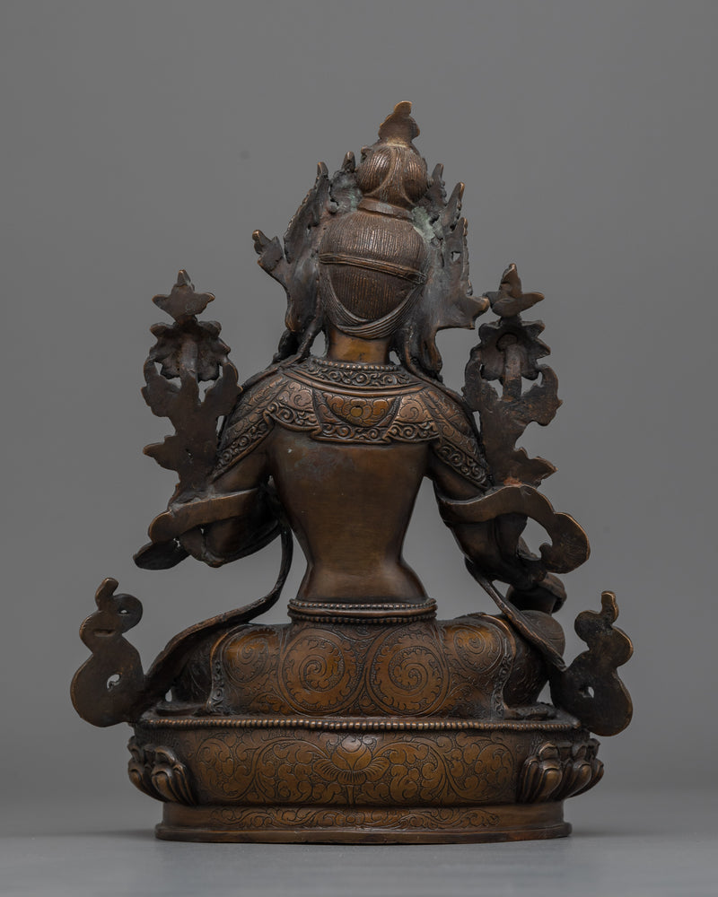 Green Arya Tara Statue | Symbol of Enlightenment and Protection
