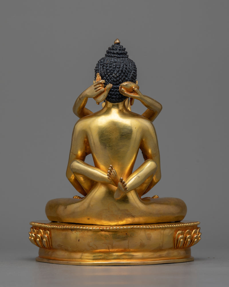 Samantabhadra and Consort Sculpture | Union of Wisdom and Compassion