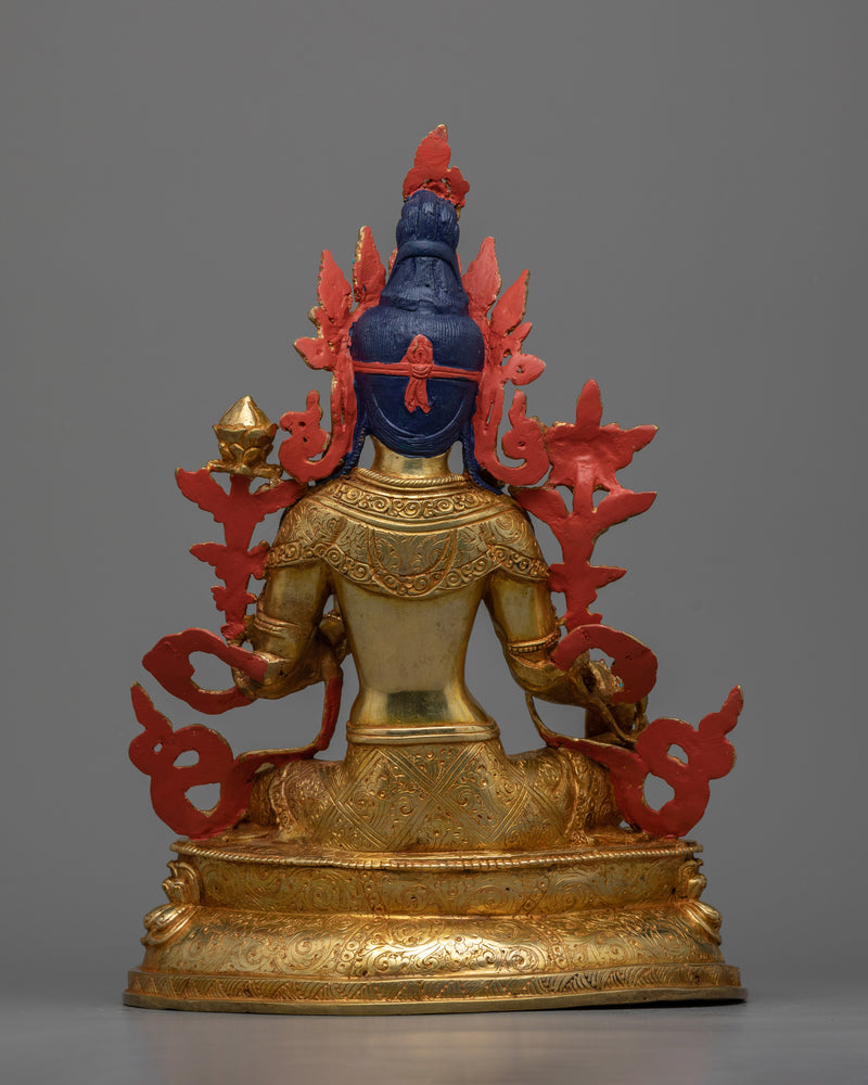 The Green Tara Sculpture | Emblem of Compassion and Swift Aid