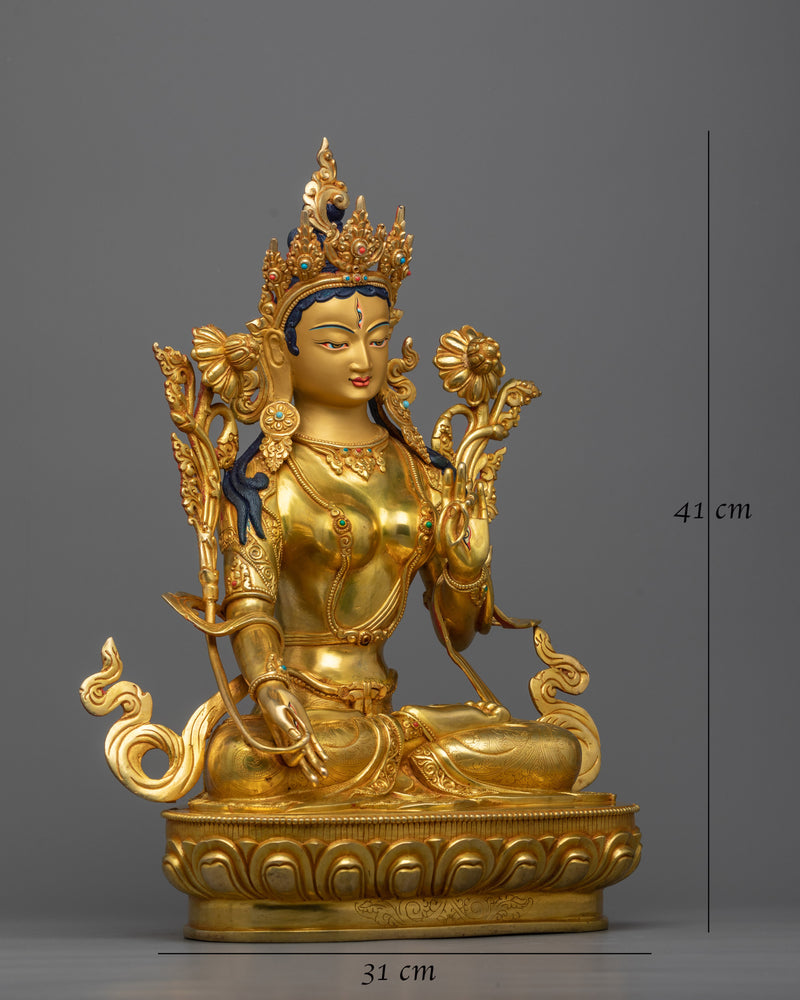 White Shyama Tara Statue | Gateway to Spiritual Empowerment