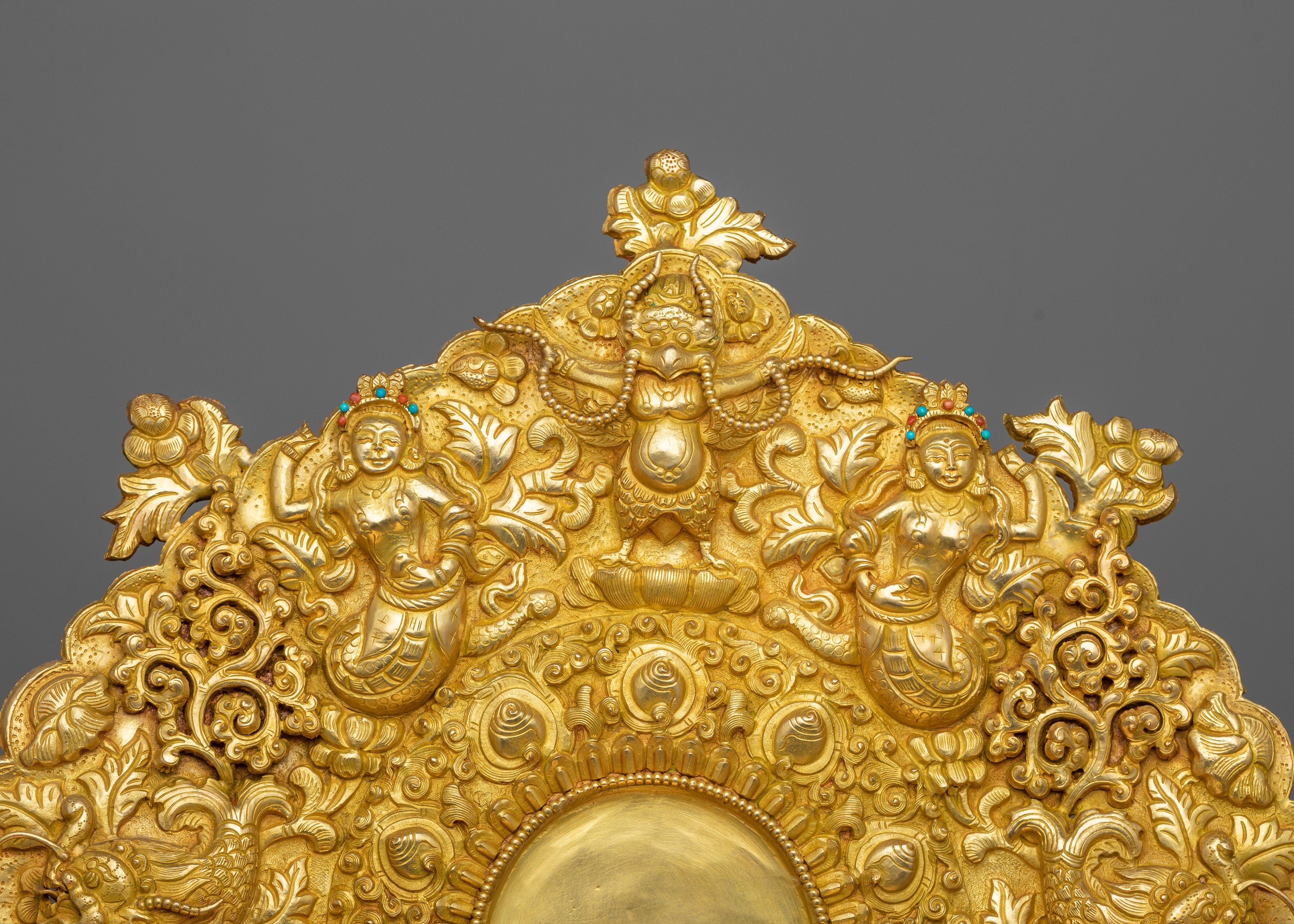 Gyalpo Rinpoche Statue | Enshrined in Opulent Majesty and Spiritual Grace