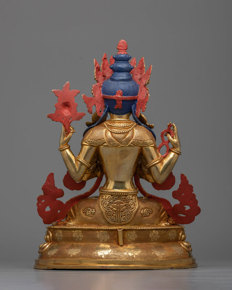 Lord Chenrezik Statue | Radiating Compassion and Enlightenment