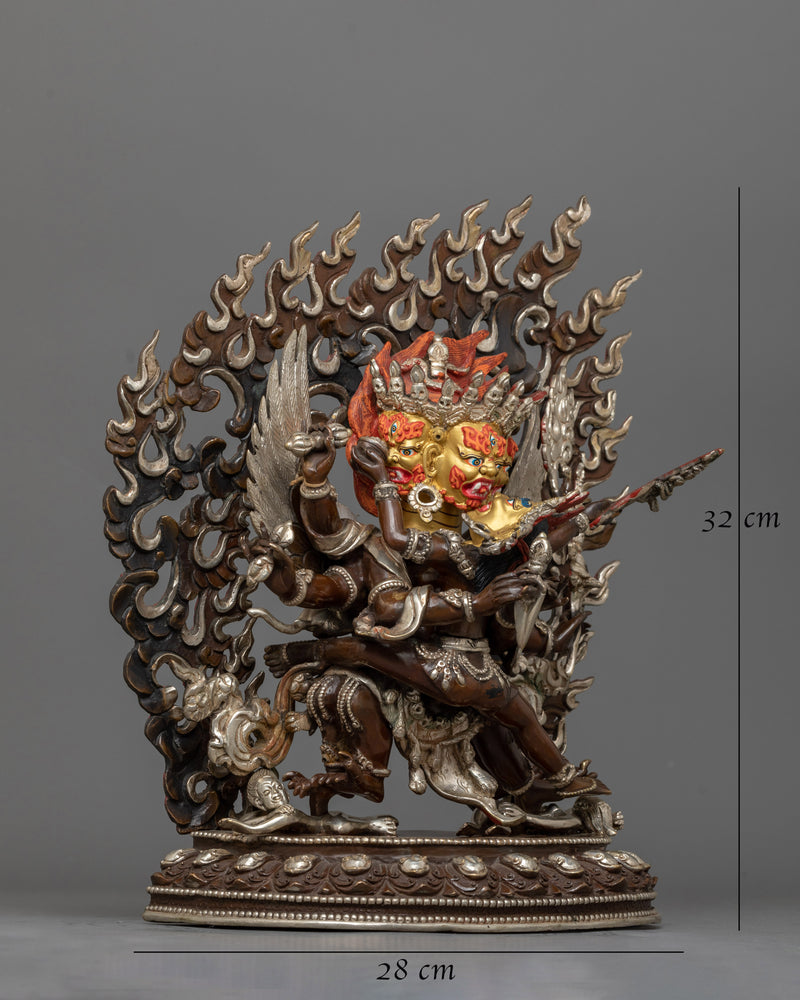 Vajrakilaya with His Consort | Embodying Divine Power and Protection