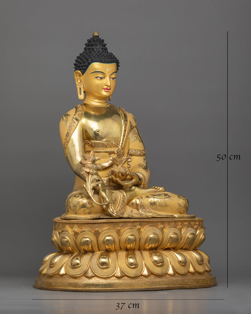 Healing Medicine Buddha Statue | Radiating Compassion and Spiritual Wellness