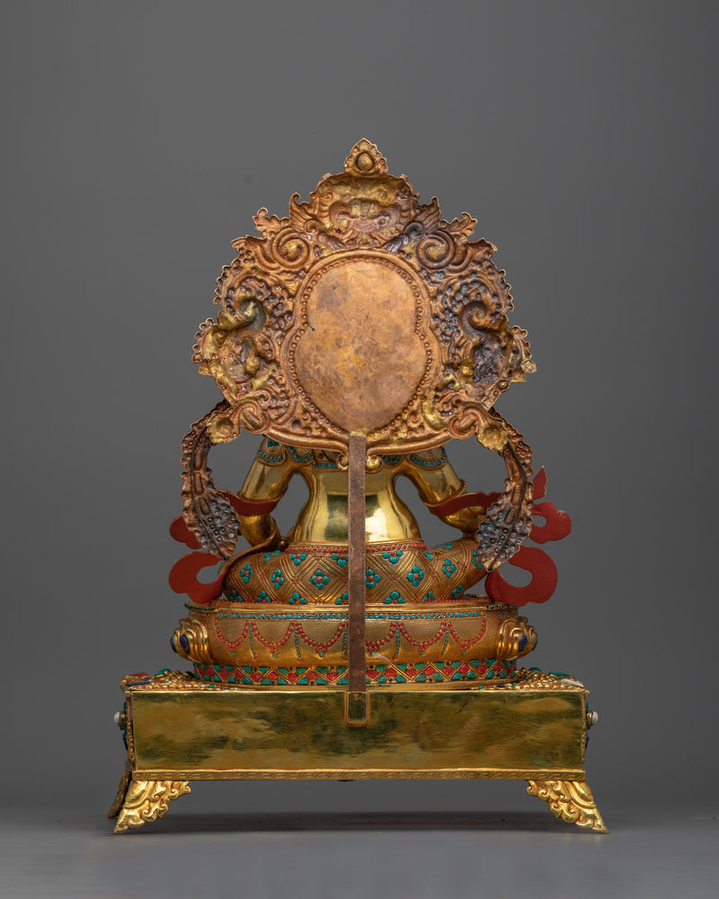 Dzambhala the Jewel Deity Statue | Invoking Prosperity and Spiritual Wealth