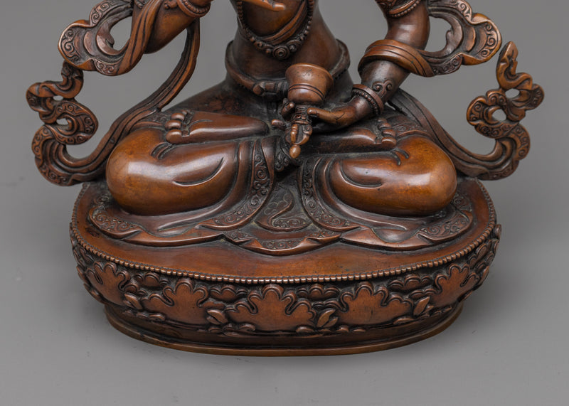 Handcrafted Vajrasattva Statue | Radiating Spiritual Purity and Enlightenment