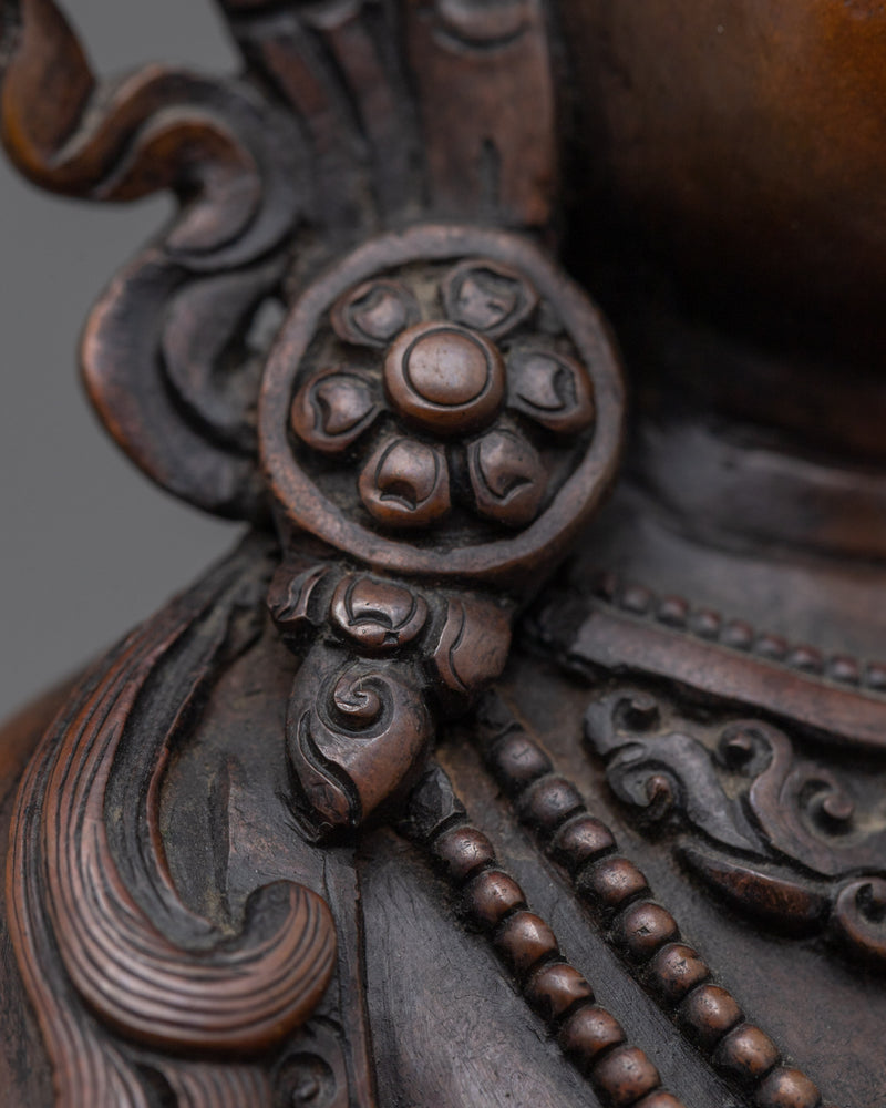 Handcrafted Vajrasattva Statue | Radiating Spiritual Purity and Enlightenment