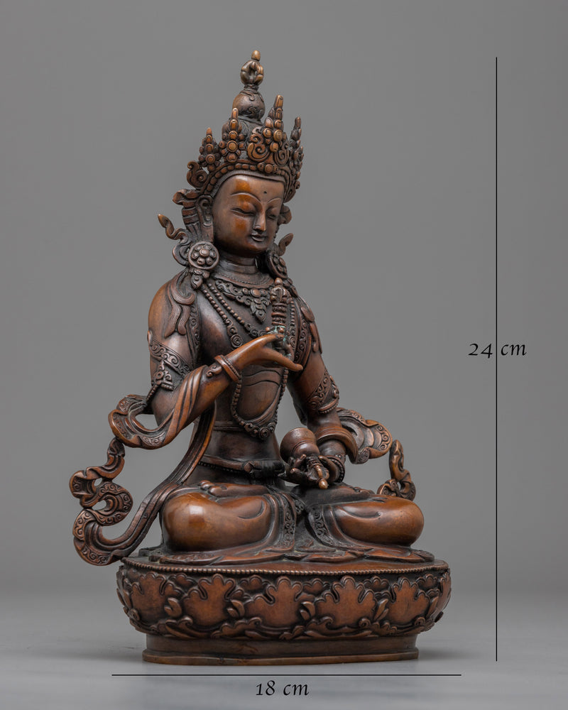 Handcrafted Vajrasattva Statue | Radiating Spiritual Purity and Enlightenment
