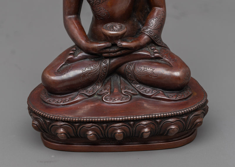 The Pure Land Buddha Statue | Radiating Serenity and Spiritual Enlightenment