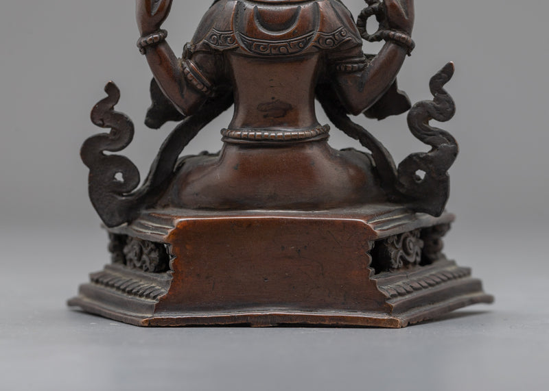 The Buddhist Deity of Mercy Chenrezig Statue | Radiating Compassion and Spiritual Blessings
