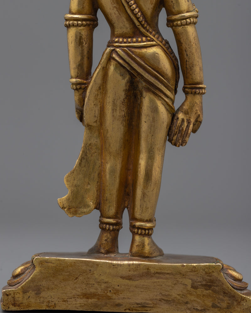 Standing Lokeshvara Bodhisattva Statue | Chenrezig Radiating Compassion and Enlightenment