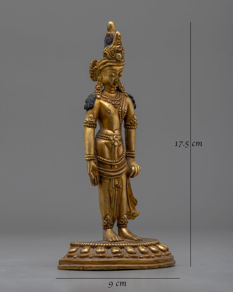 Standing Lokeshvara Bodhisattva Statue | Chenrezig Radiating Compassion and Enlightenment