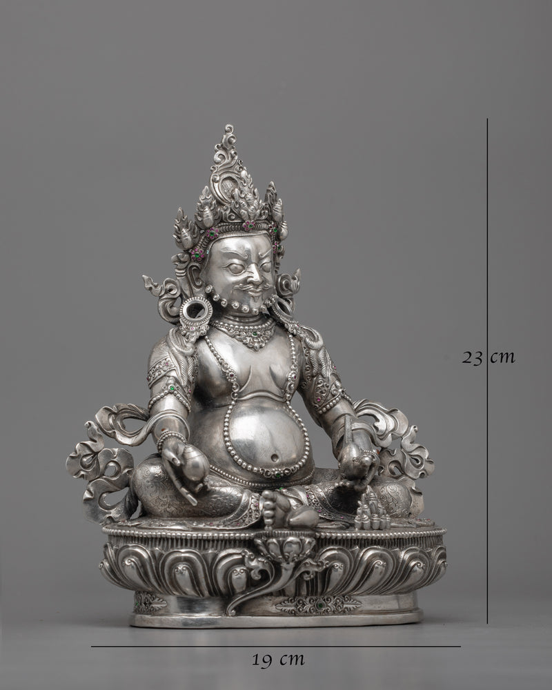 Jewel Deity Dzambhala Statue | Embrace Abundance with Handcrafted Statue