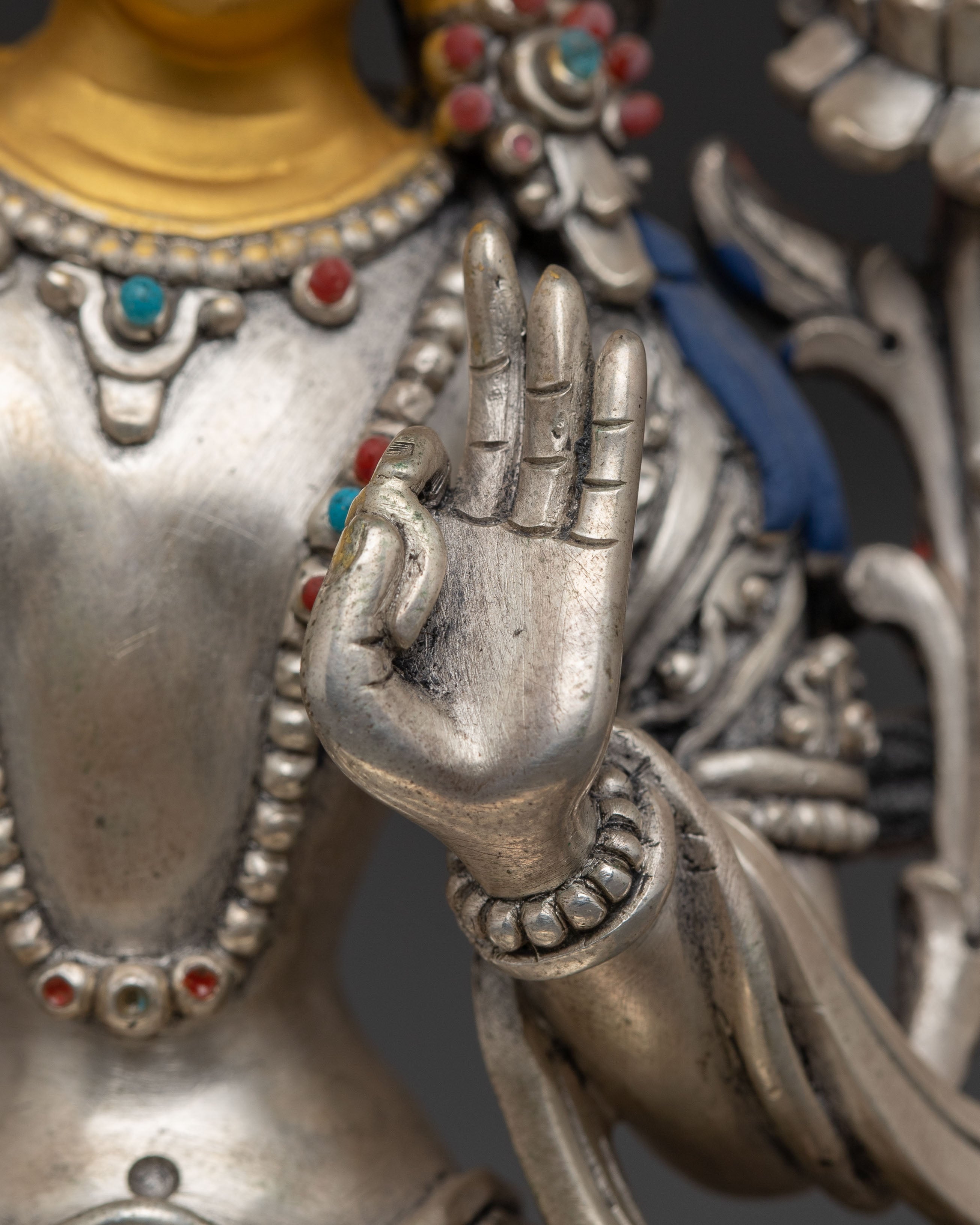 Bodhisattva of Wisdom Manjushri Handmade Statue | Embodiment of Transcendent Insight