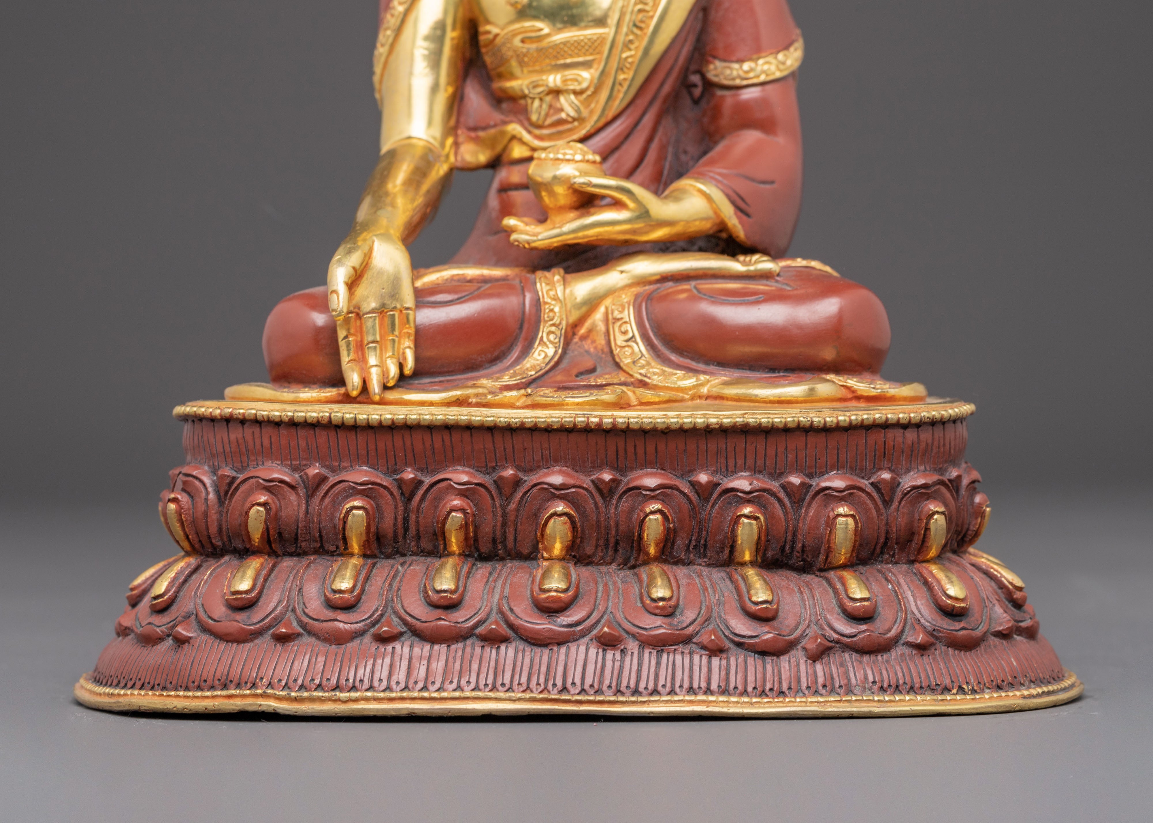 Ratnasambhava Dhayni Buddha Artwork | Meditation Altar Decor