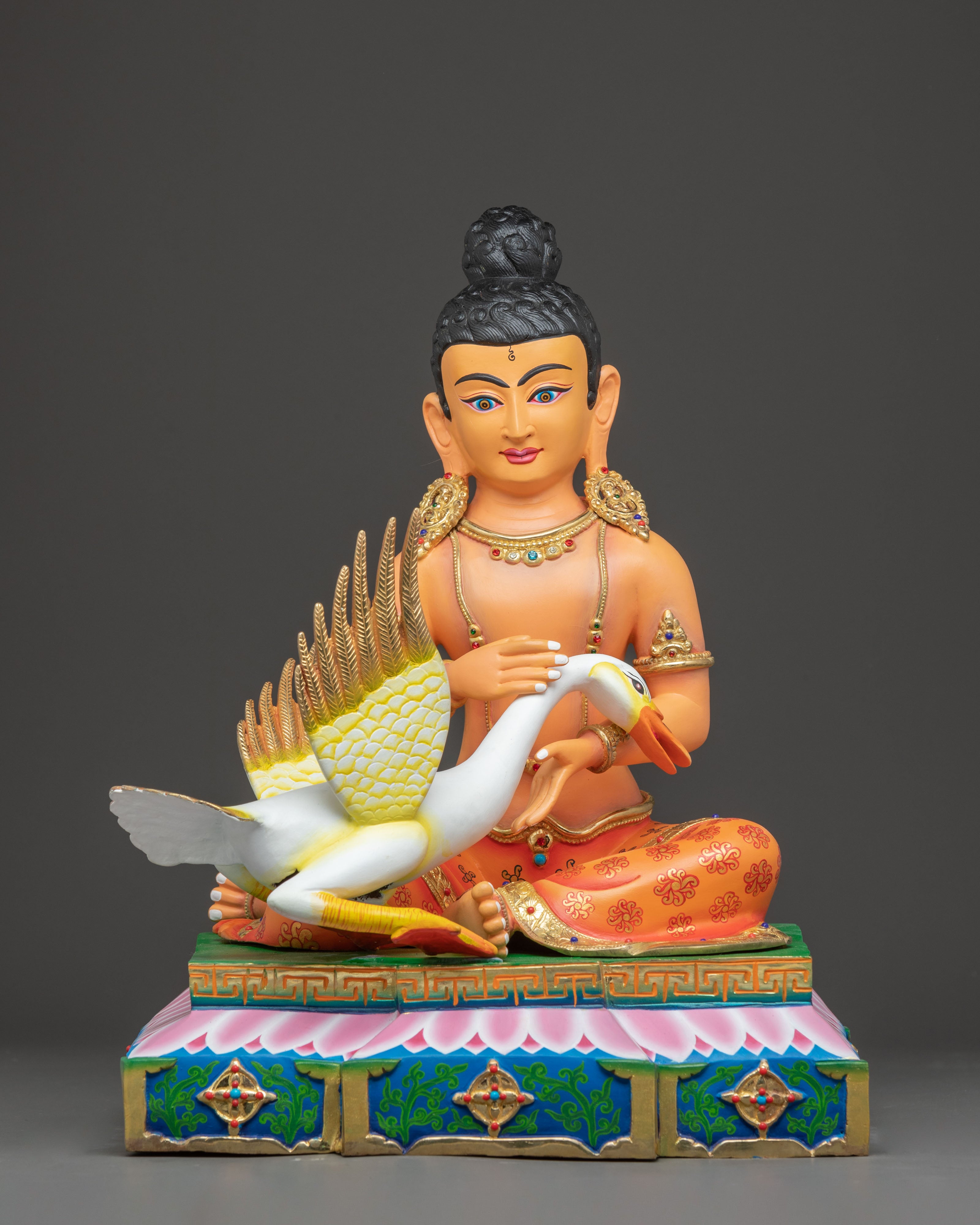 Hand-Carved Siddhartha Gautama Statue: The Enlightened One
