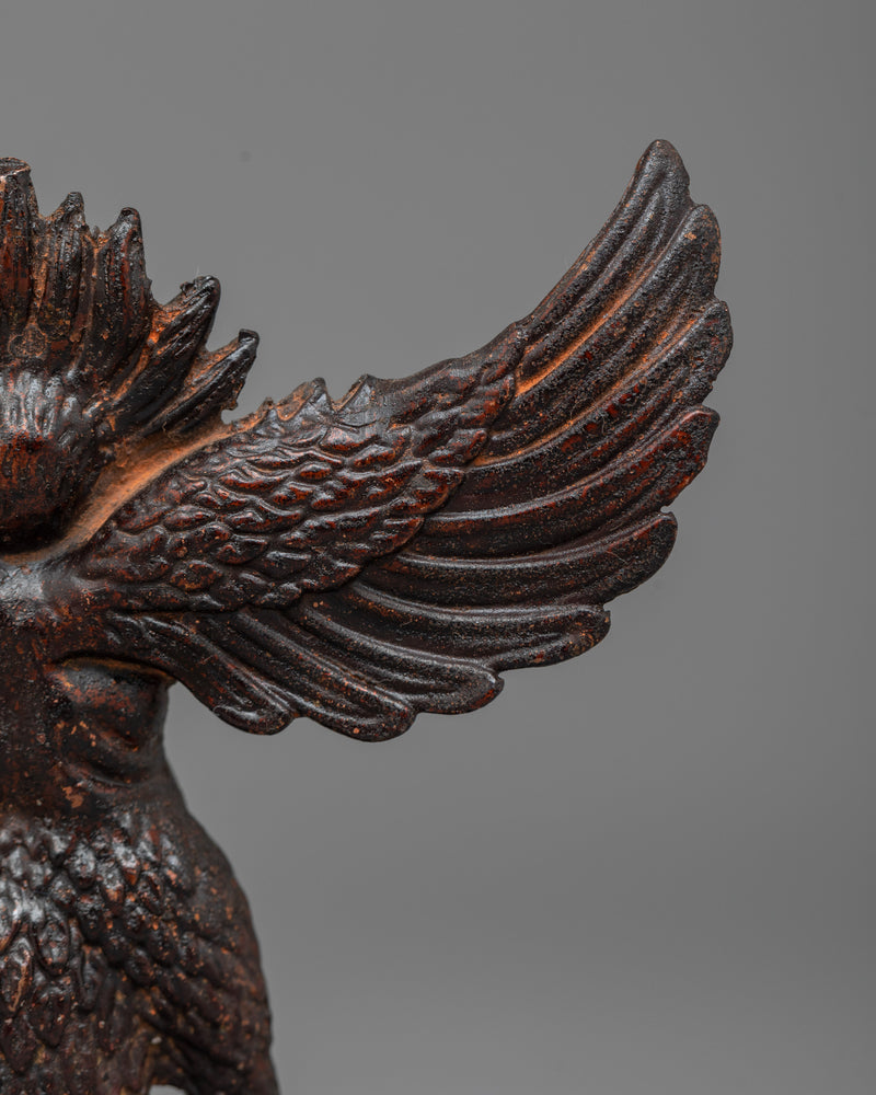 Garuda Antique Figurine | Majestic Guardian of the Skies