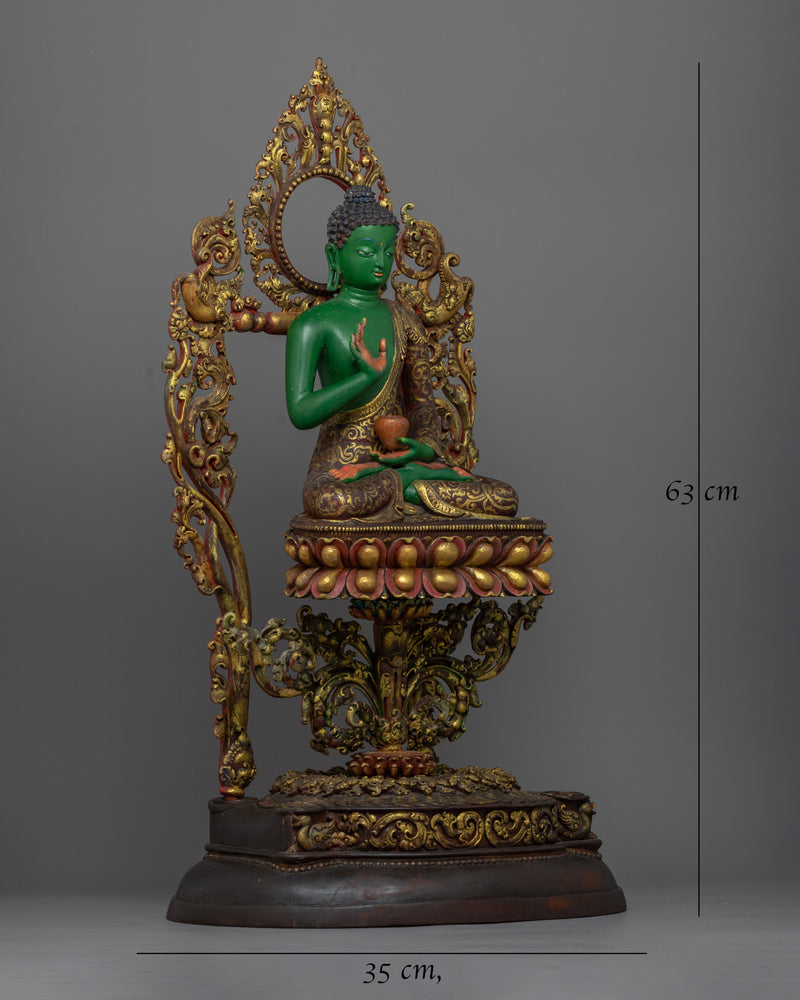 Amoghasiddhi Buddha Statue | Exemplifying Fearlessness and Accomplishment