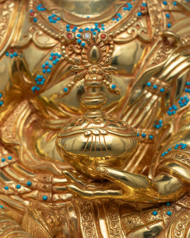 Tantric Vajra Guru Rinpoche Statue | Embodiment of Spiritual Power