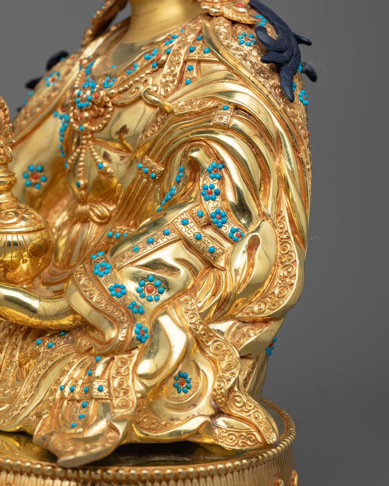 Tantric Vajra Guru Rinpoche Statue | Embodiment of Spiritual Power