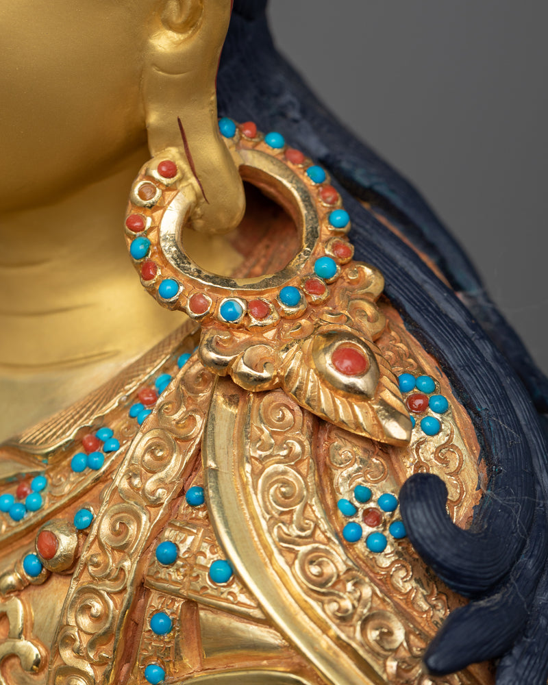 Tantric Vajra Guru Rinpoche Statue | Embodiment of Spiritual Power