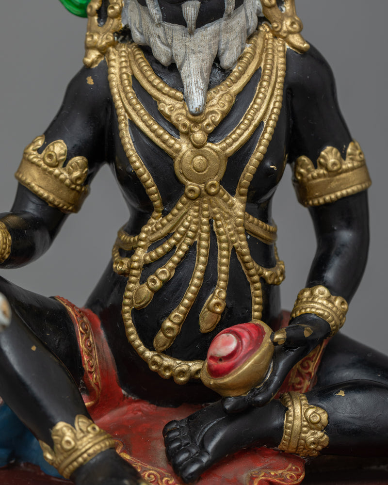 Fierce Brahmanrupa Mahakala Statue | Authentic Nepalese Craft