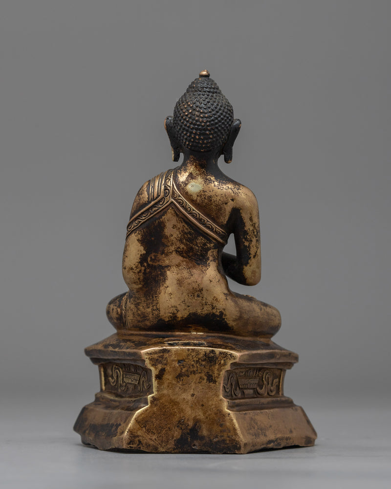 Primordial Buddha Vairocana Statue | Antique Finish Sculptures from Nepal