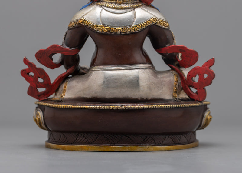 Dzamba La Wealth Deity Statue | 24K Gold Gilded Brilliance