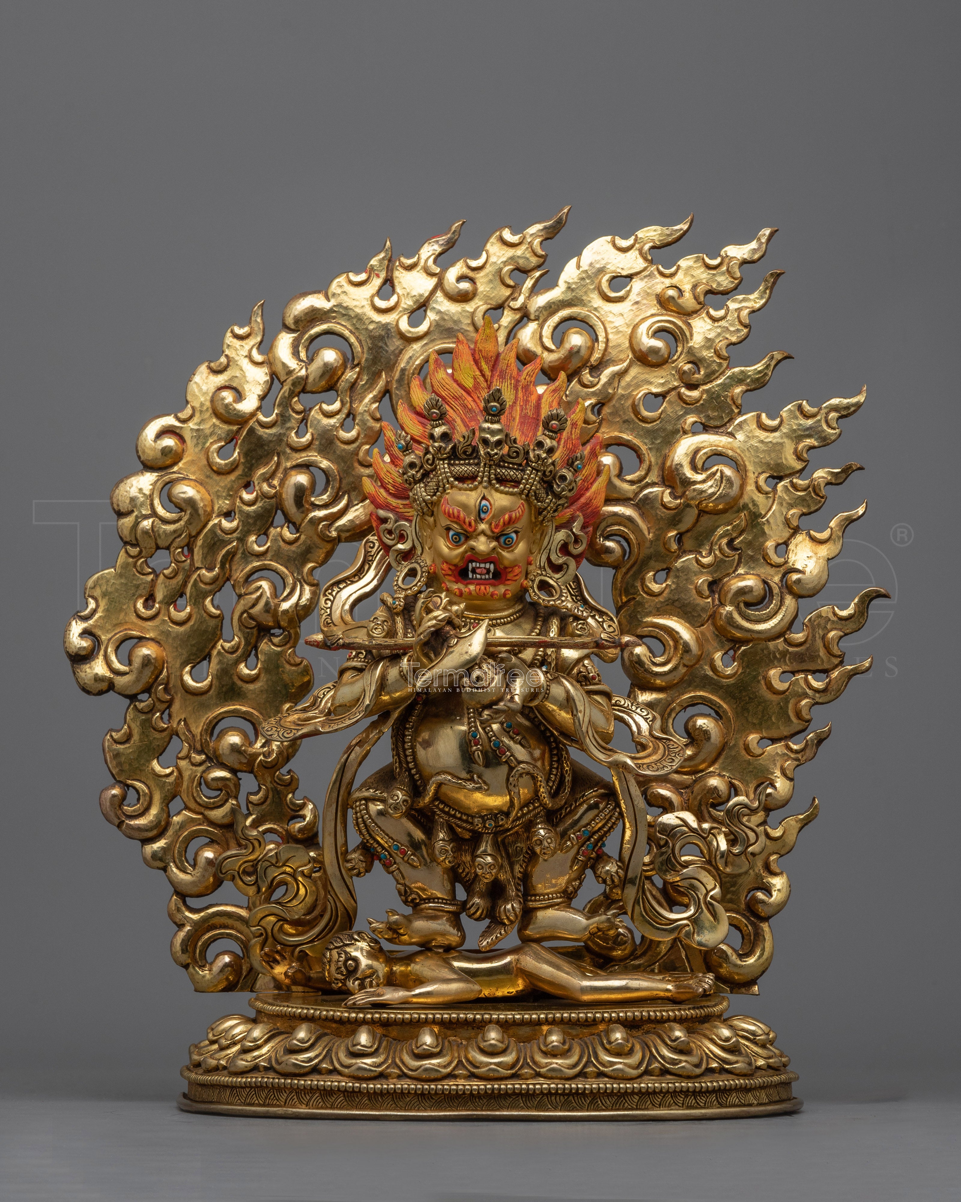 Shakyapa Dharmapala Sculpture | Guardian of Buddhist Teachings