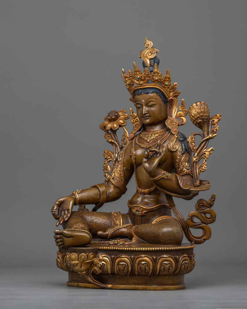 arya-tara-oxidized-figurine