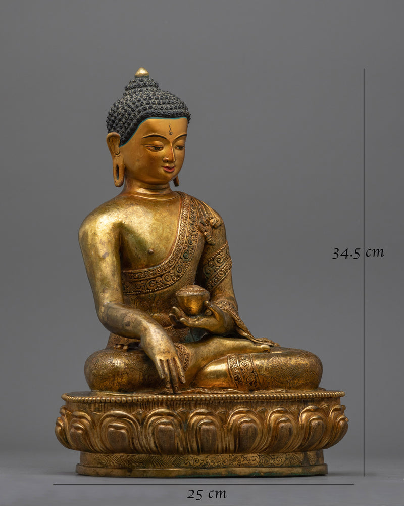 Shakyamuni Buddhah Antique Figurine | Embodying Timeless Wisdom