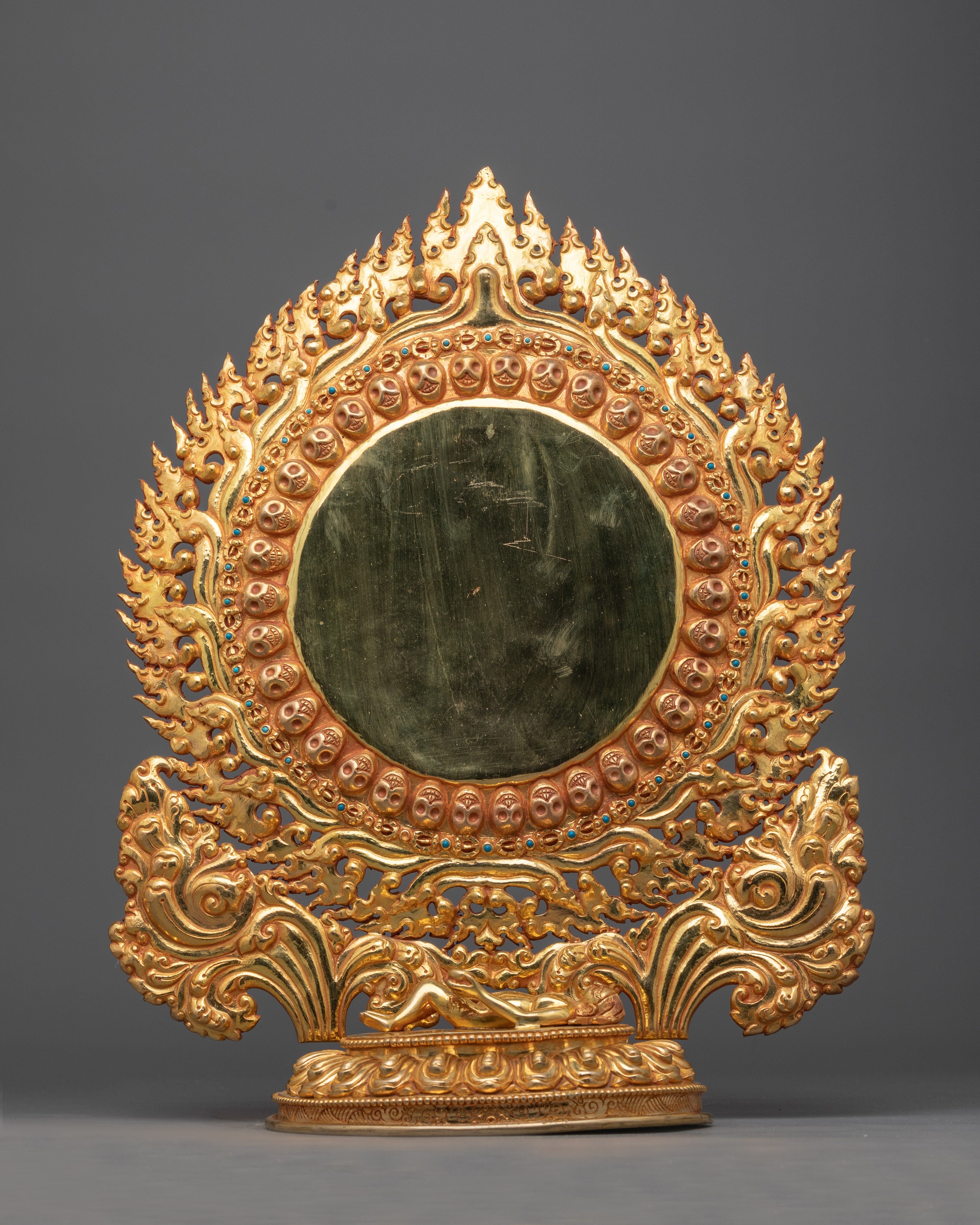 Kurukulla Tara Statue | Enchanting 24K Gold Gilded Feminine Power