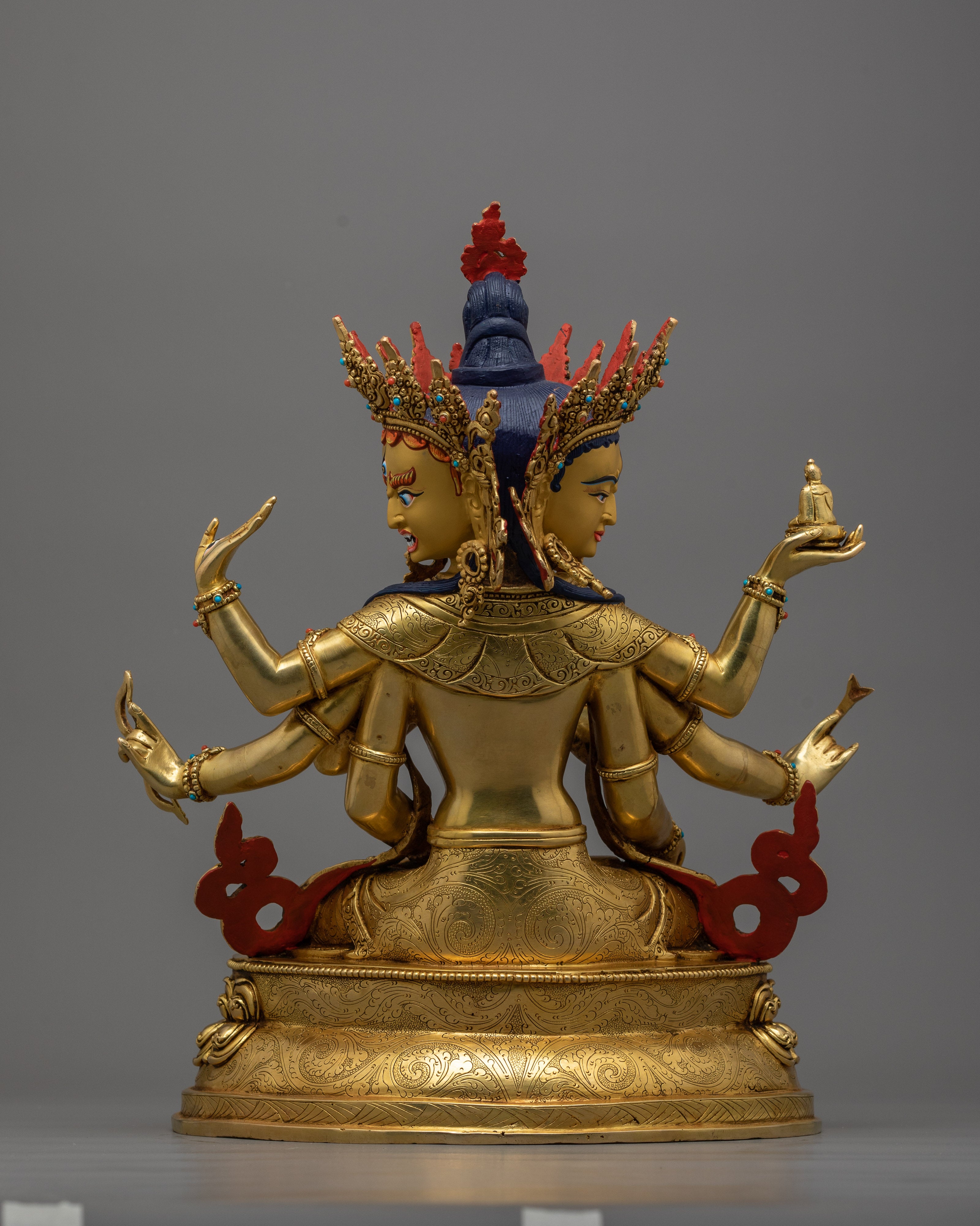 Namgyalma Longevity Deity Statue | 24K Gold Gilded Beacon of Eternal Life