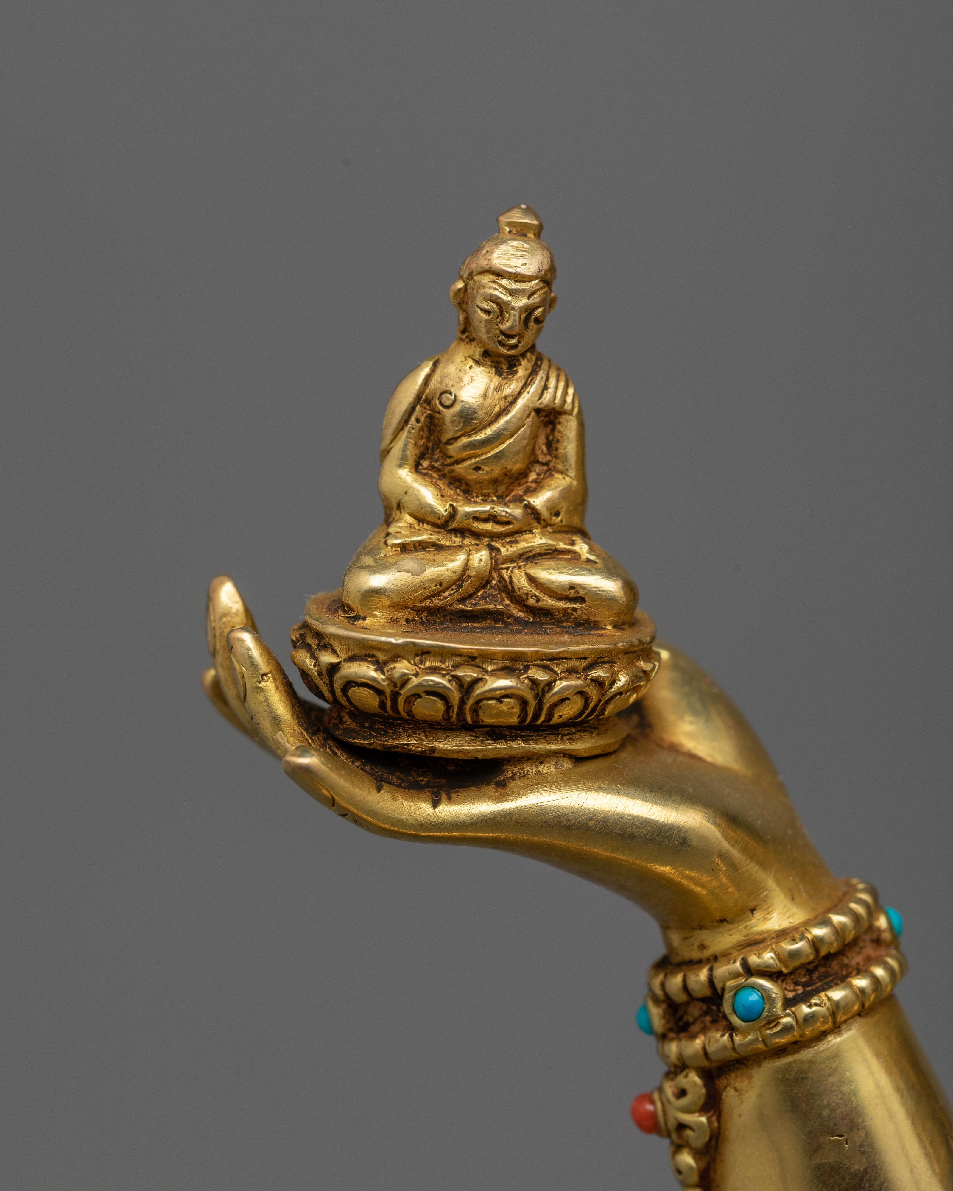Namgyalma Longevity Deity Statue | 24K Gold Gilded Beacon of Eternal Life