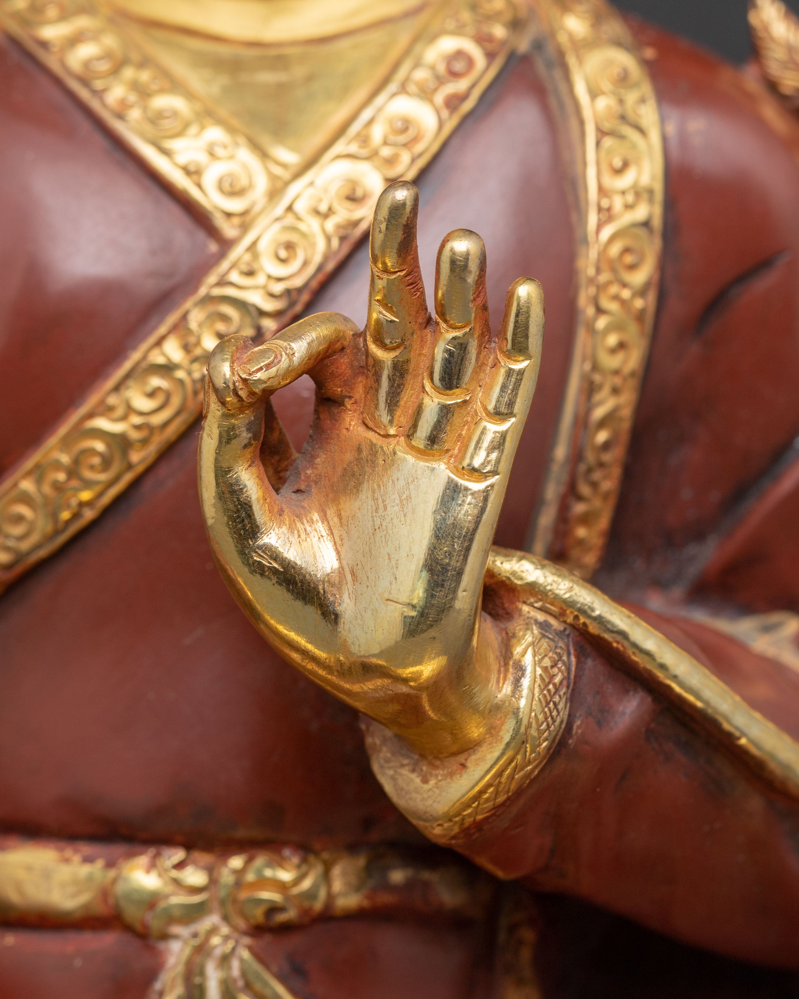 Revered Sakya Masters Statue Set | Traditional Himalayan Art