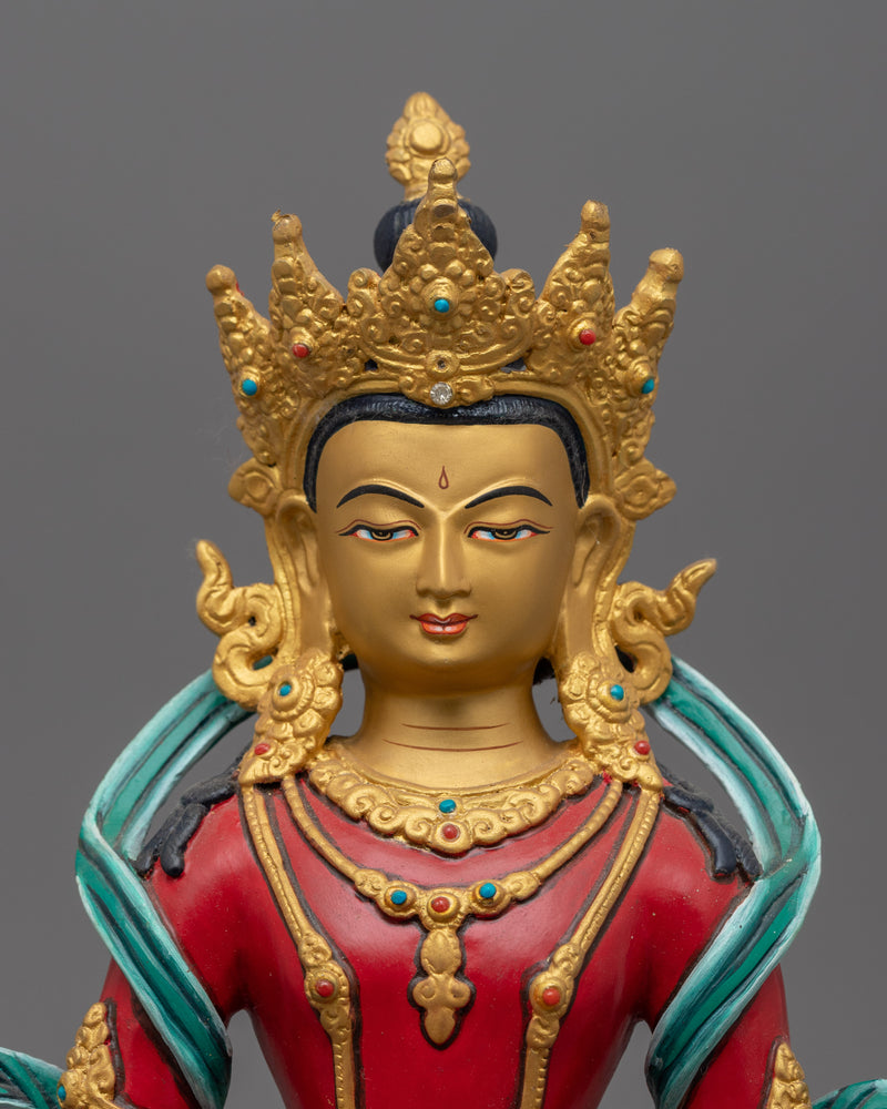 red-amitayus-figurine