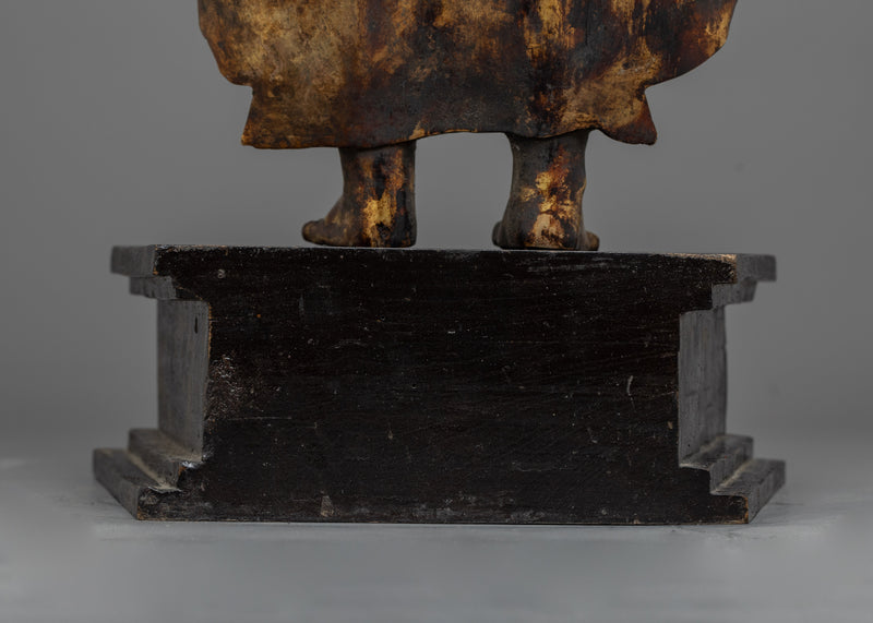 Antique Standing Shakyamuni Buddha Statue | Embrace Timeless Wisdom