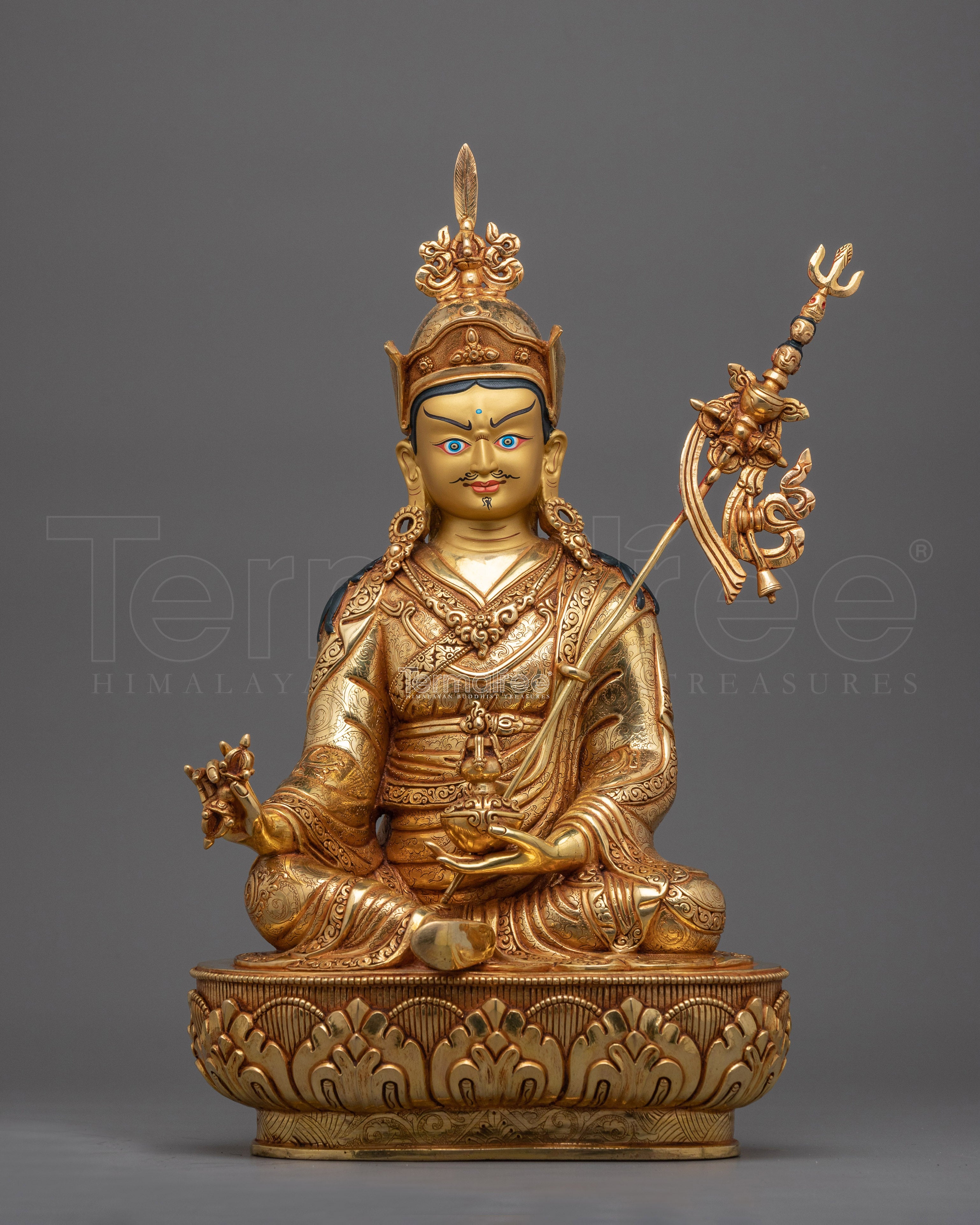 Lotus Guru Rinpoche Statue | Embrace Divine Enlightenment and Compassion