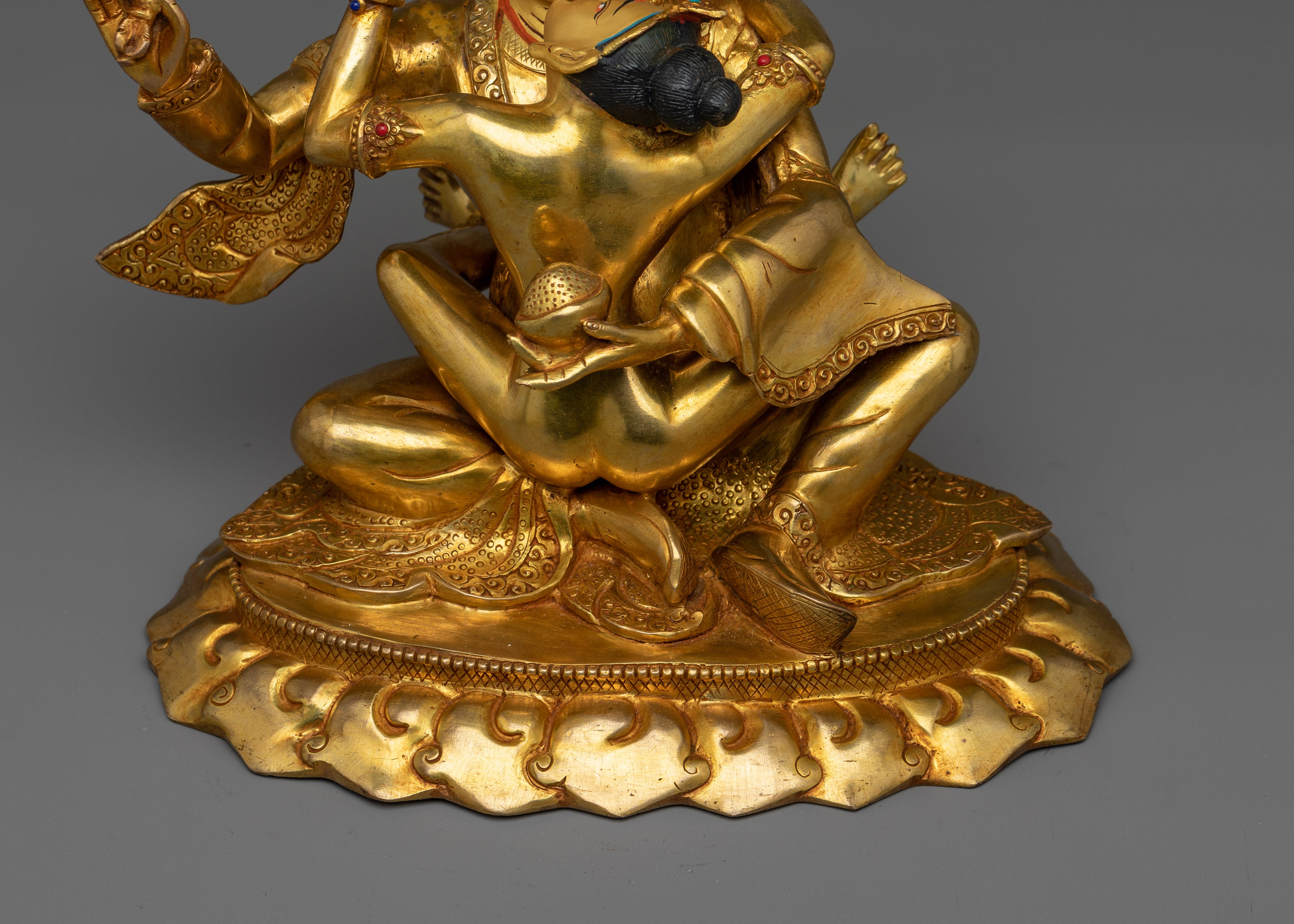 Guru Rinpoche with Consort Statue | Invoke Divine Blessings and Wisdom