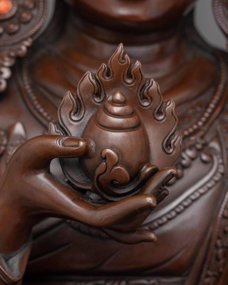 Oxidized Guru Norla Statue | Embrace Spiritual Enlightenment