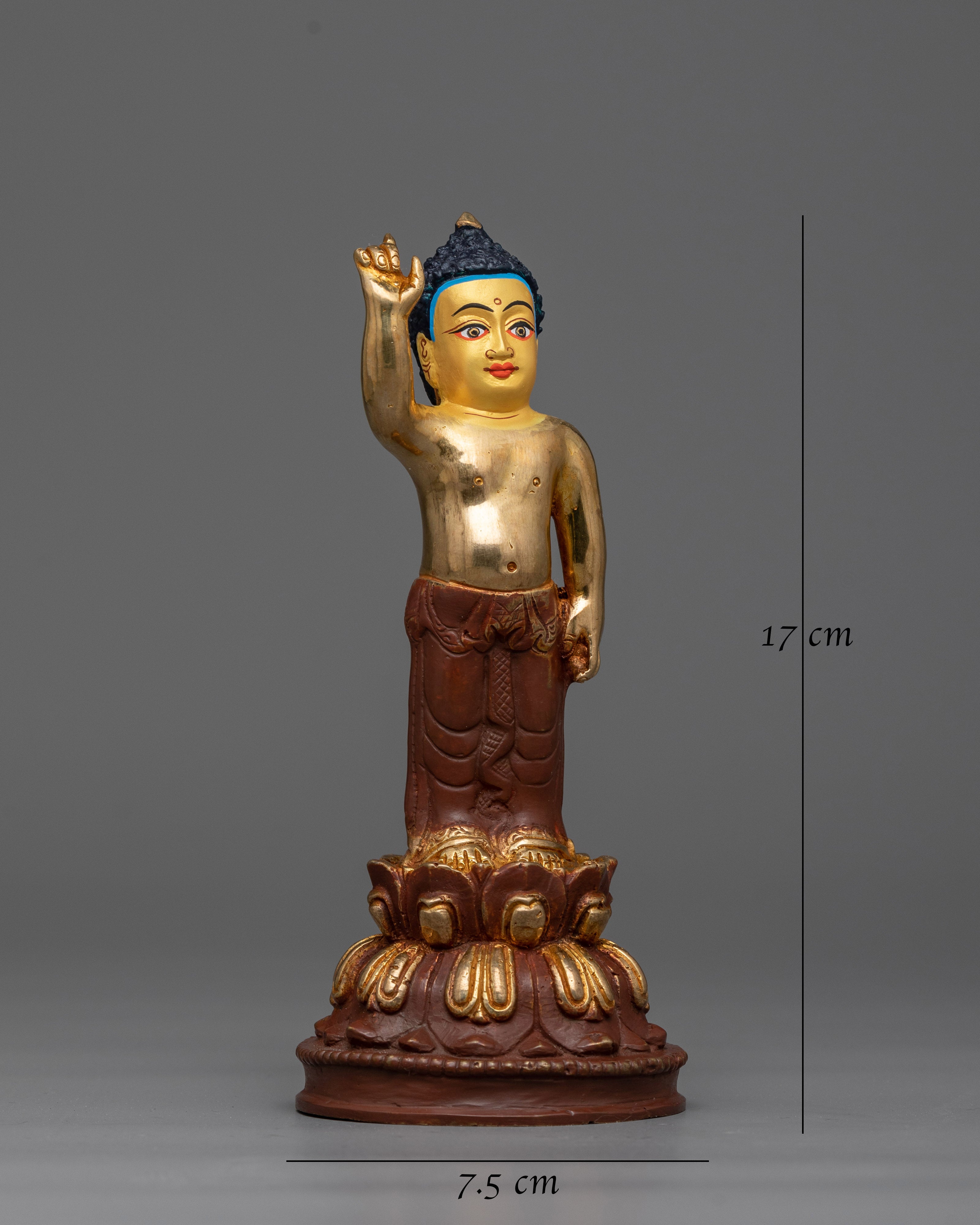 Standing Shakyamuni Buddha Statue | Delve into the Depths of Enlightenment