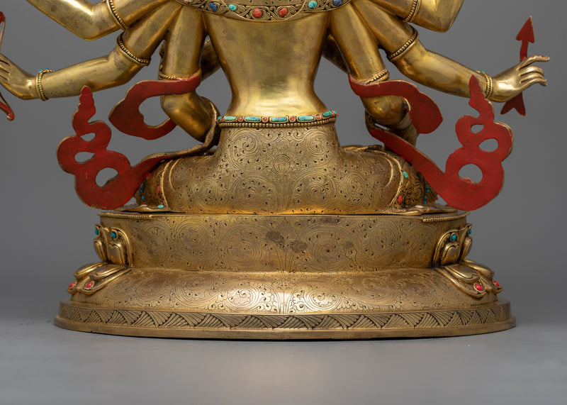 Namgyalma Longevity Dakini Statue | 24K Gold Gilded Beacon of Eternal Life