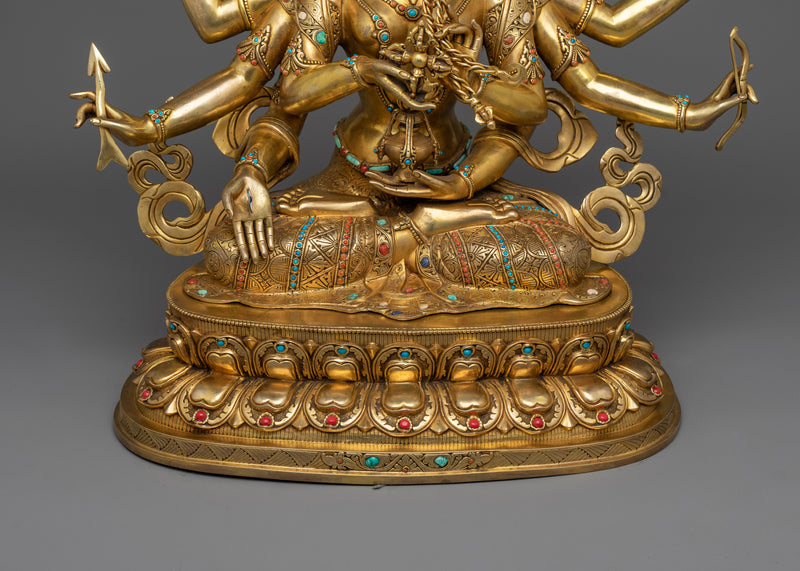 Namgyalma Longevity Dakini Statue | 24K Gold Gilded Beacon of Eternal Life